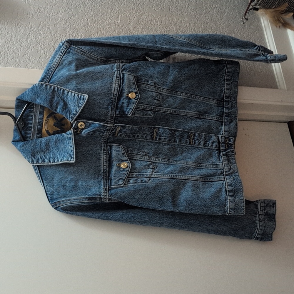 Michael kors jean jacket brand new with tags